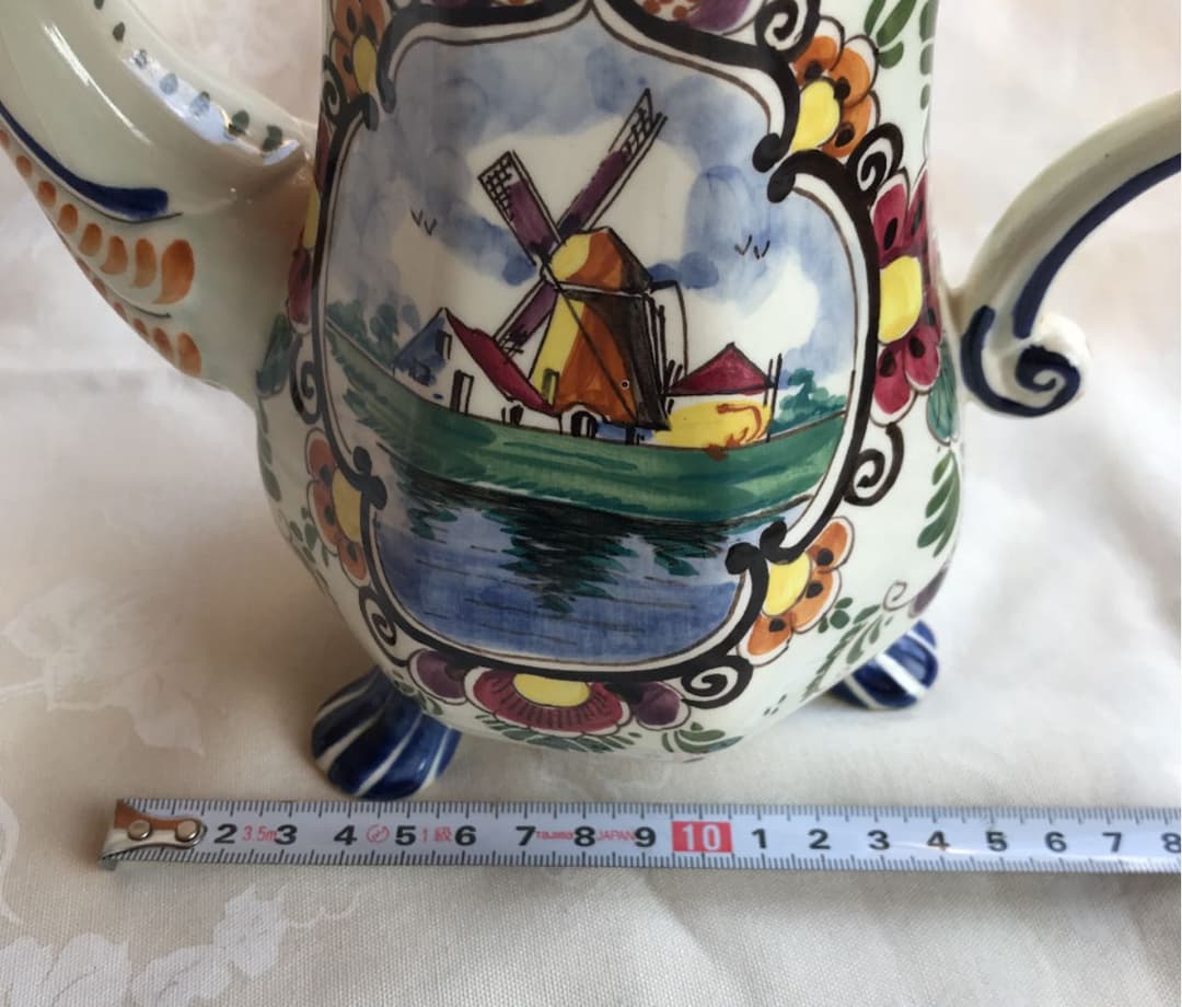 Delft polychrome ポット