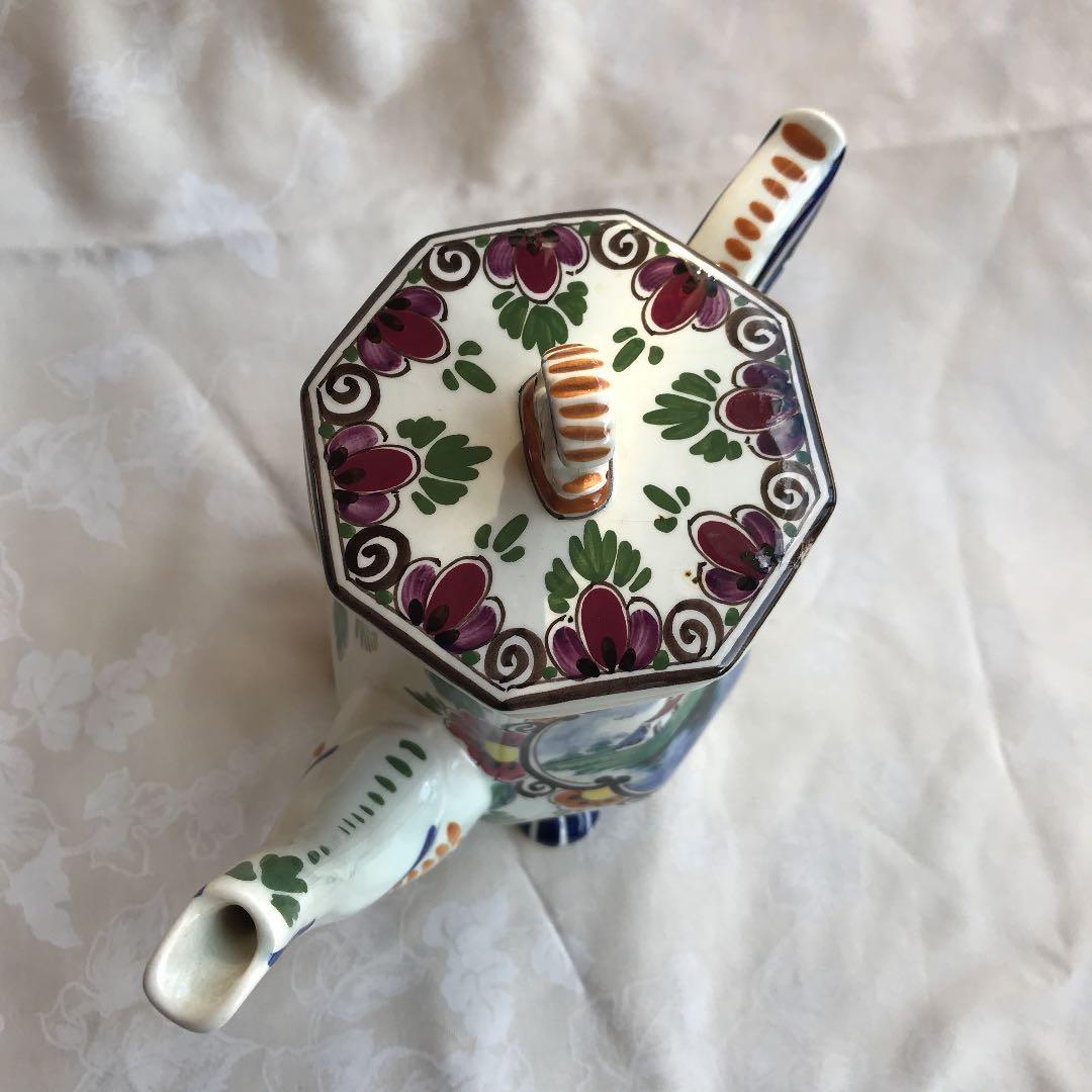 Delft polychrome ポット