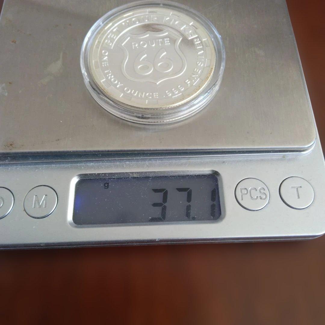 ルート66 1トロイオンス銀メダル