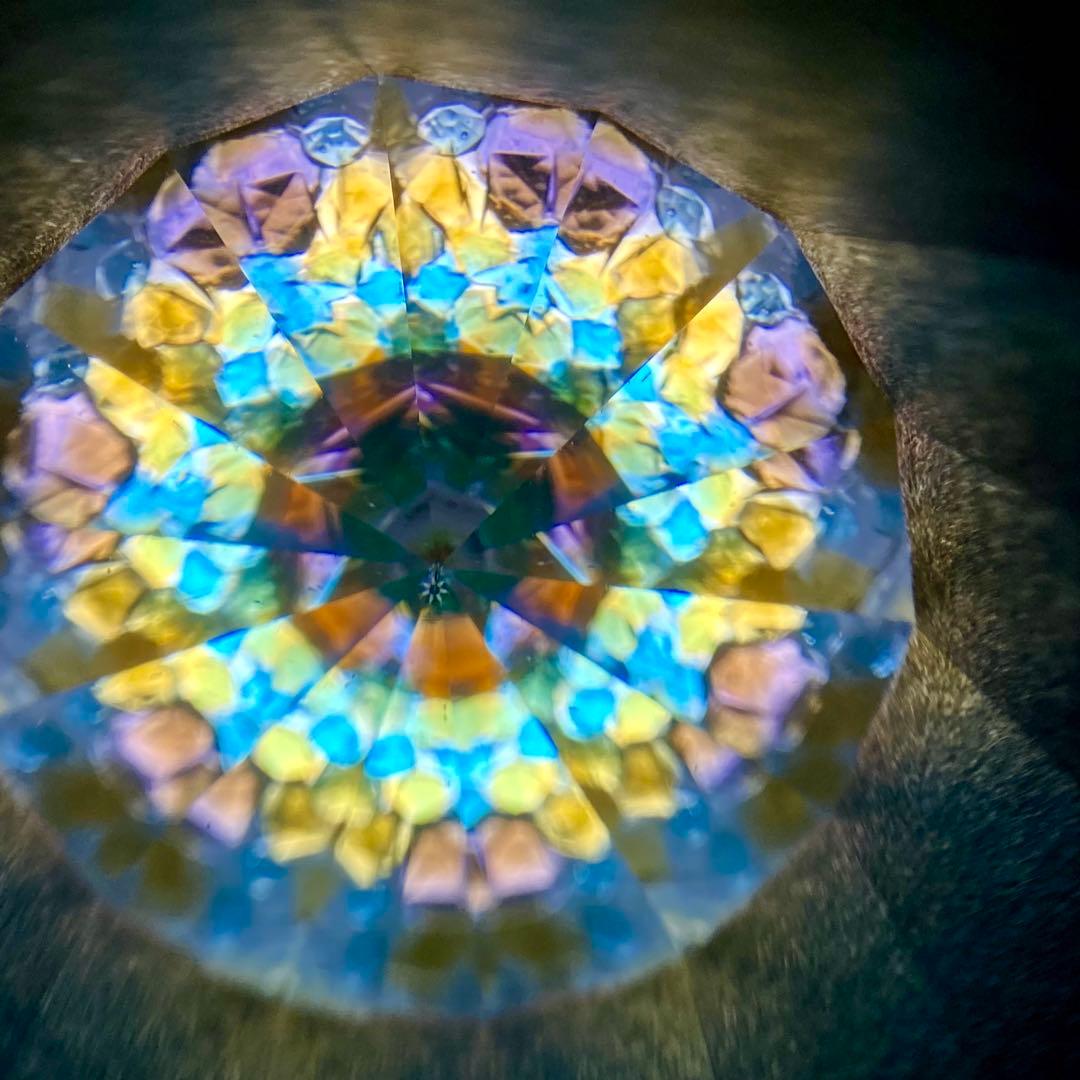 万華鏡デザイン スターリングシルバー ネックレス