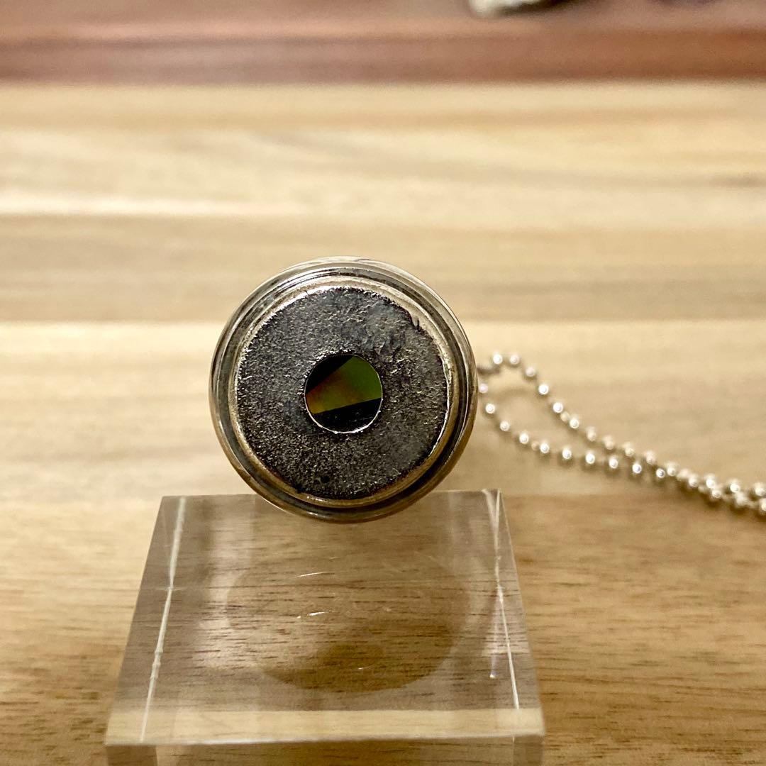 万華鏡デザイン スターリングシルバー ネックレス