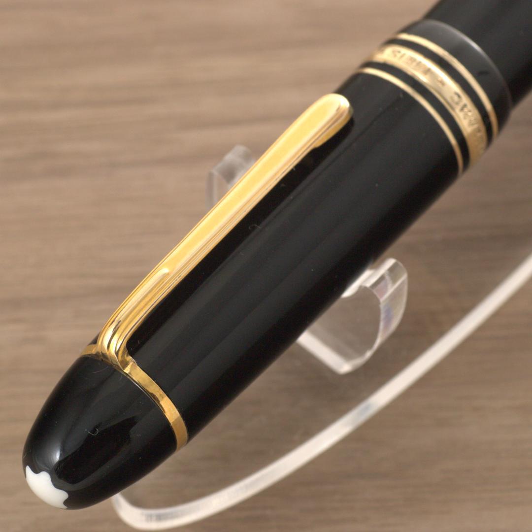 MONTBLANC 149 万年筆 18金EF3帯段なしエボナイト芯インク箱付き