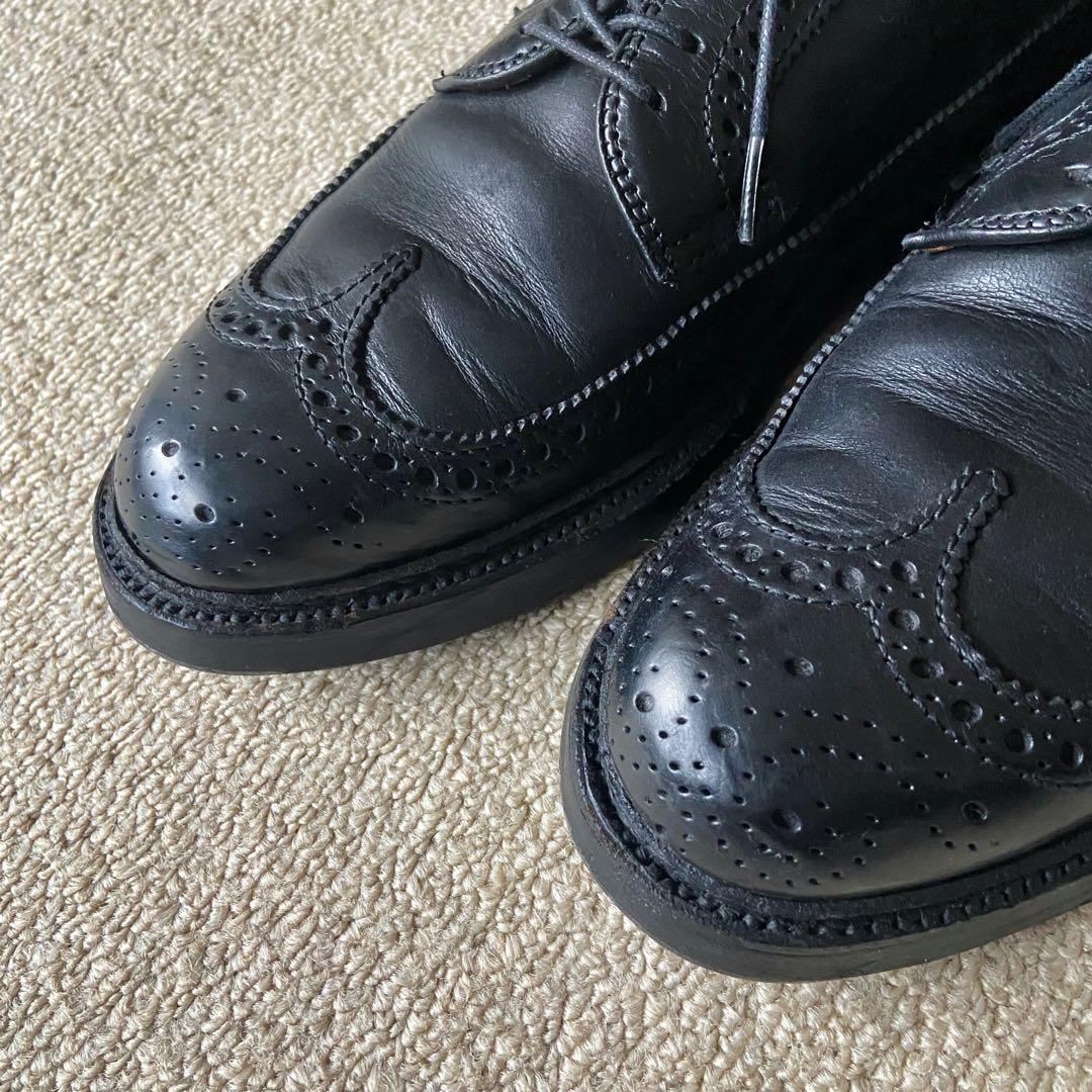 Alden オールデン クロムエクセル ロングウィングチップ 6.5D ブラック