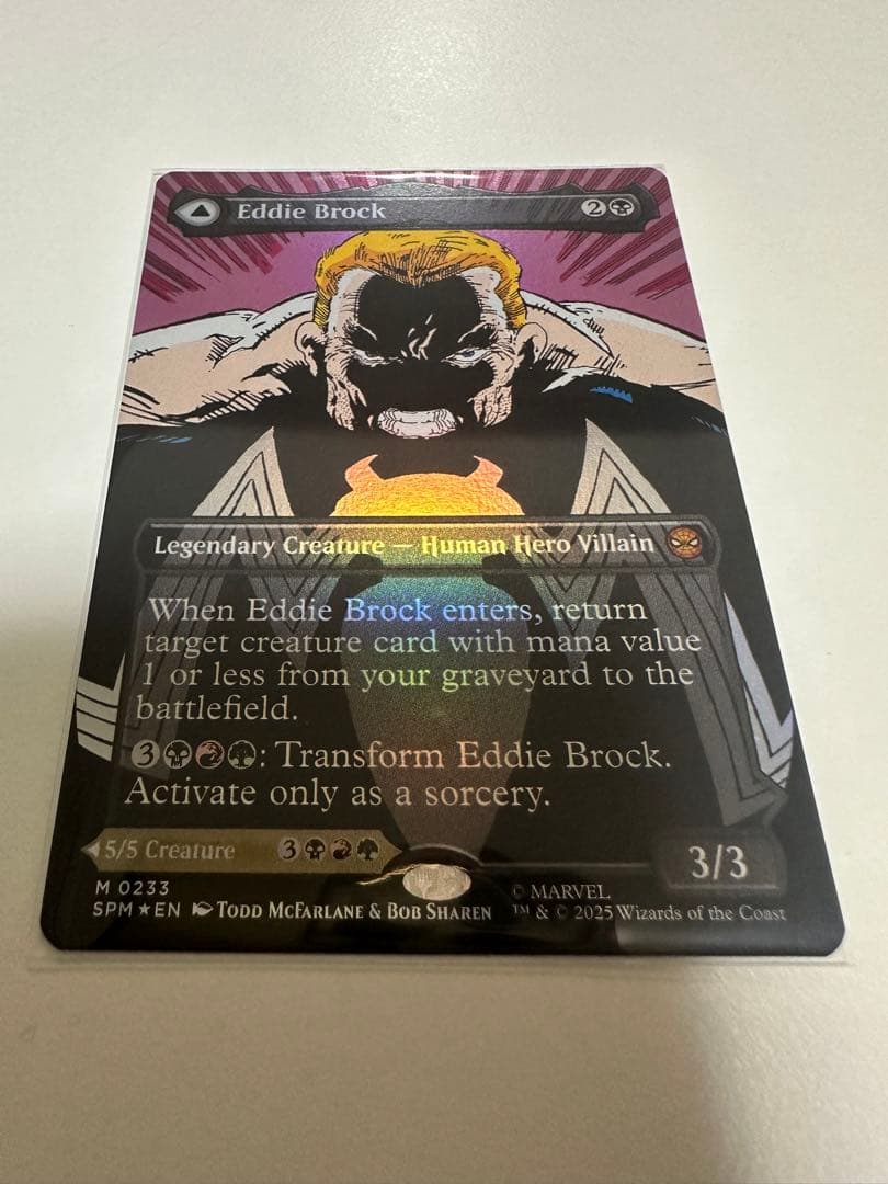 エディ・ブロック　/ Eddie Brock クラシック・コミック版foil