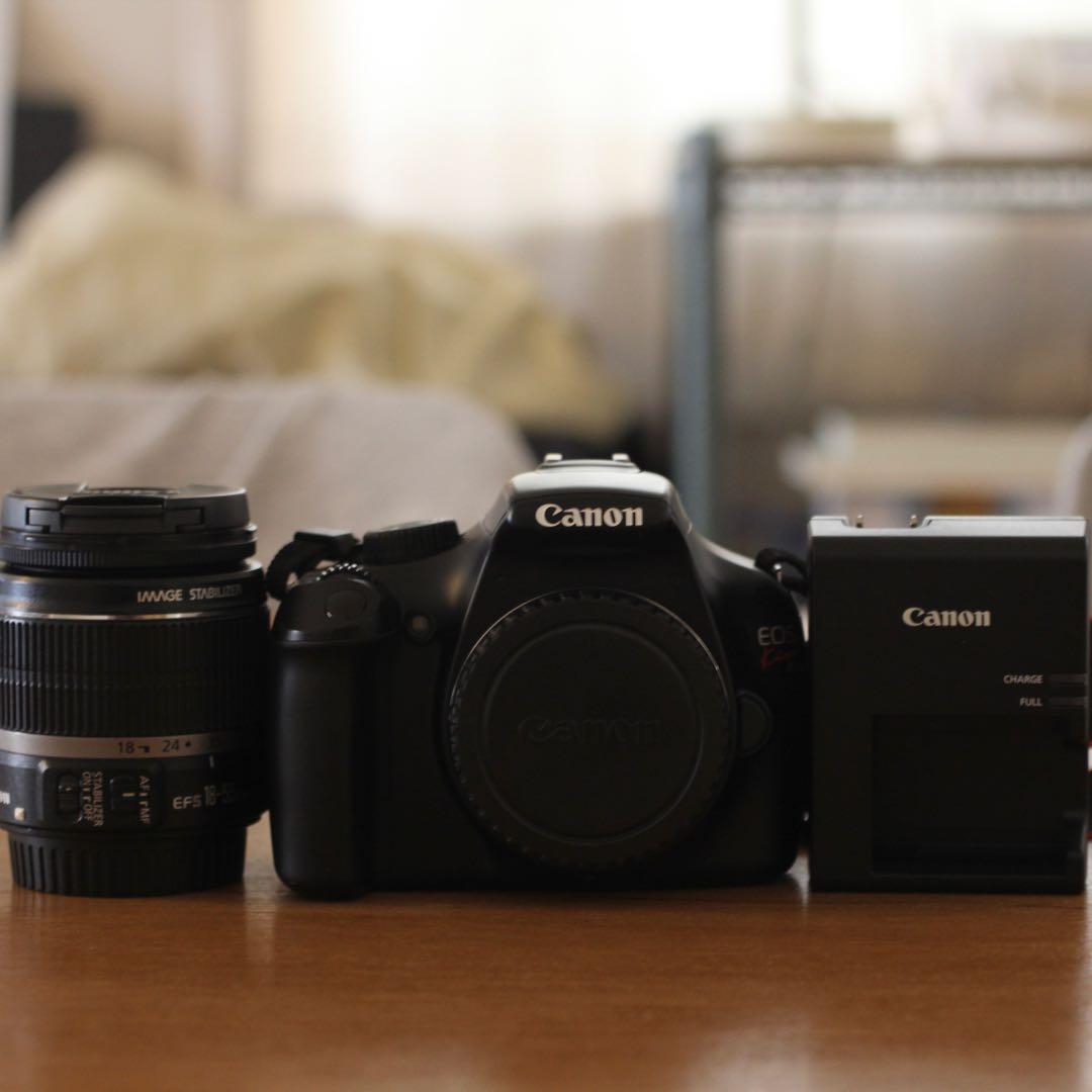 【美品】Canon EOS kiss X50デジタル一眼レフカメラレンズ付