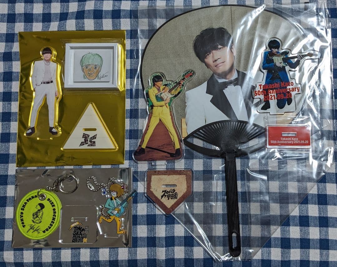 スカパラ　アクスタ　アクキー　うちわ　加藤隆志　セット