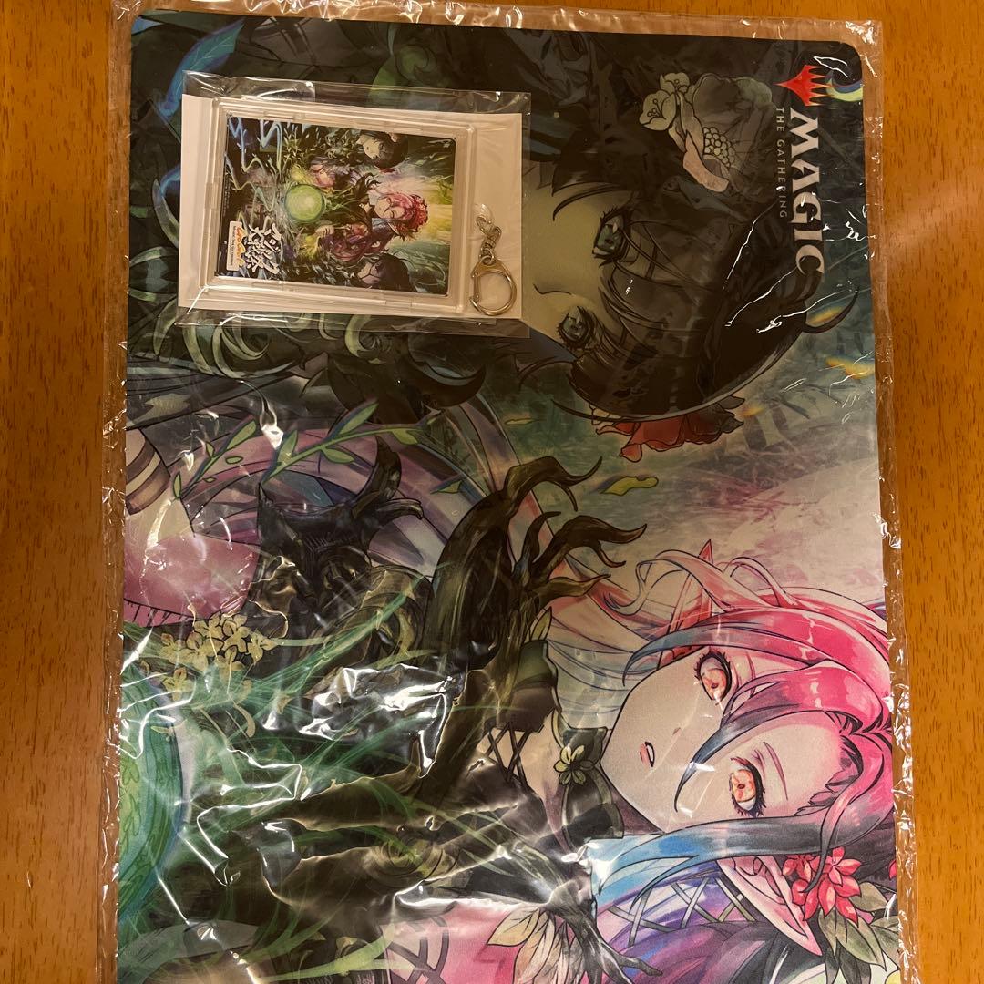 ラノワールのエルフ マジック大戦祭プレイマット＆キーホルダー 未開封