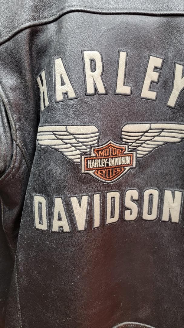 ☆HARLEY-DAVIDSON ハーレーダビッドソン レザージャケット牛革