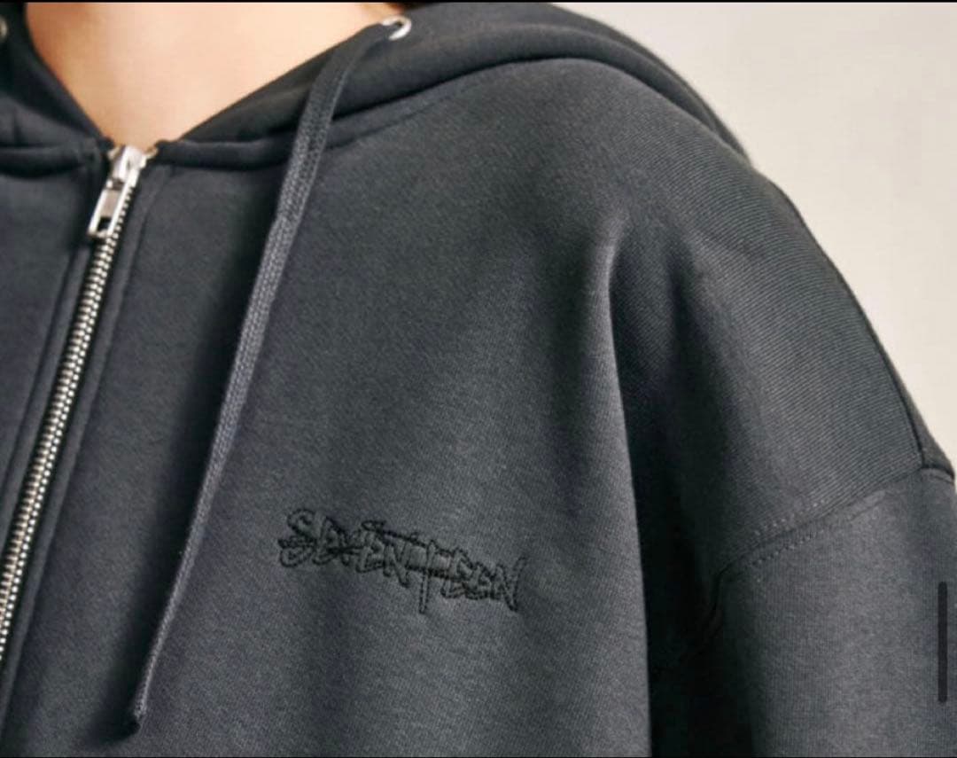 アイドル Seventeen Right Here Zip Up Hoodie