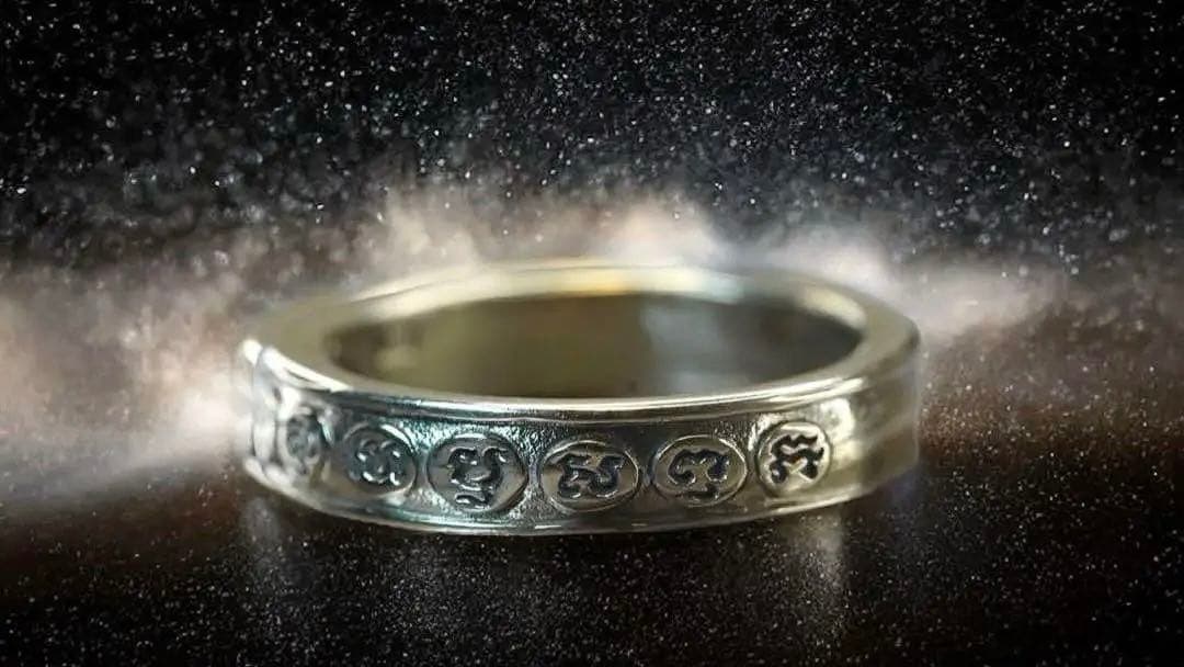 九文字マントラリング　コン師の霊徳を継ぐ  プラクルアン　リング　指輪　17号