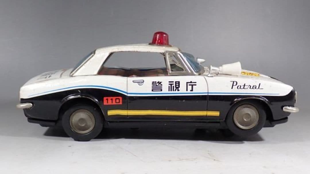 昭和レトロ1960年代 マスダヤ パプパプサイレン警視庁パトロールカー ブリキ