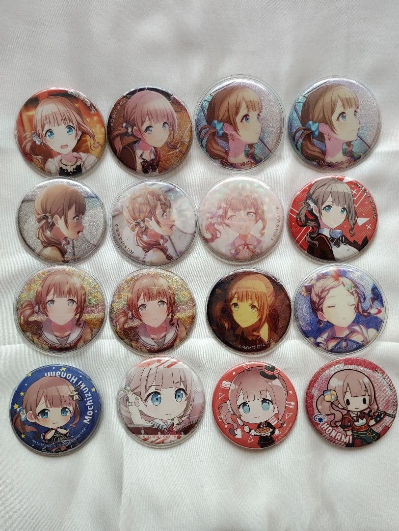 プロセカ 望月穂波 缶バッジ まとめ売り 41個 グリ缶 フォログラム缶バッジ