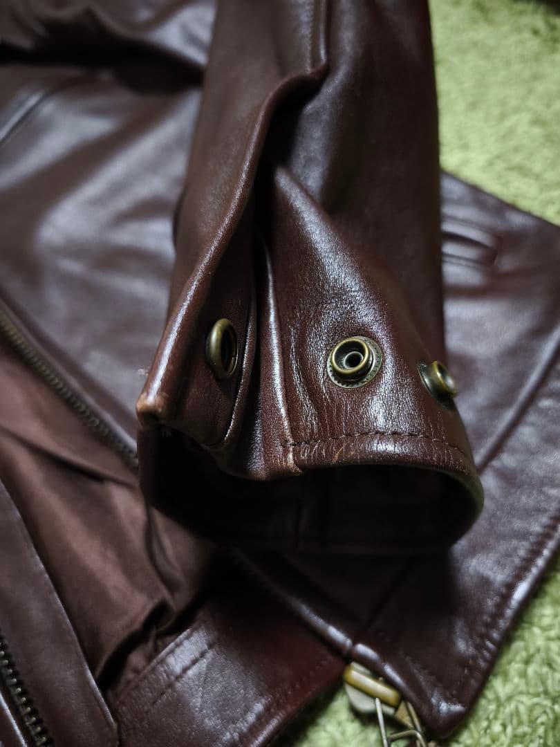 KADOYA KS LEATHER ブラウン レザージャケット L