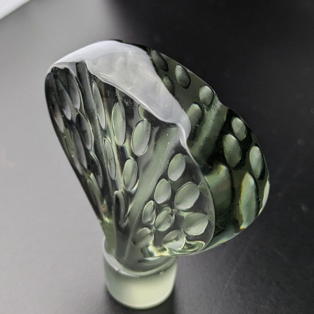 魔法のようなブルーグレー★ラリック ミラベル かぼちゃ 13㎝ 香水瓶