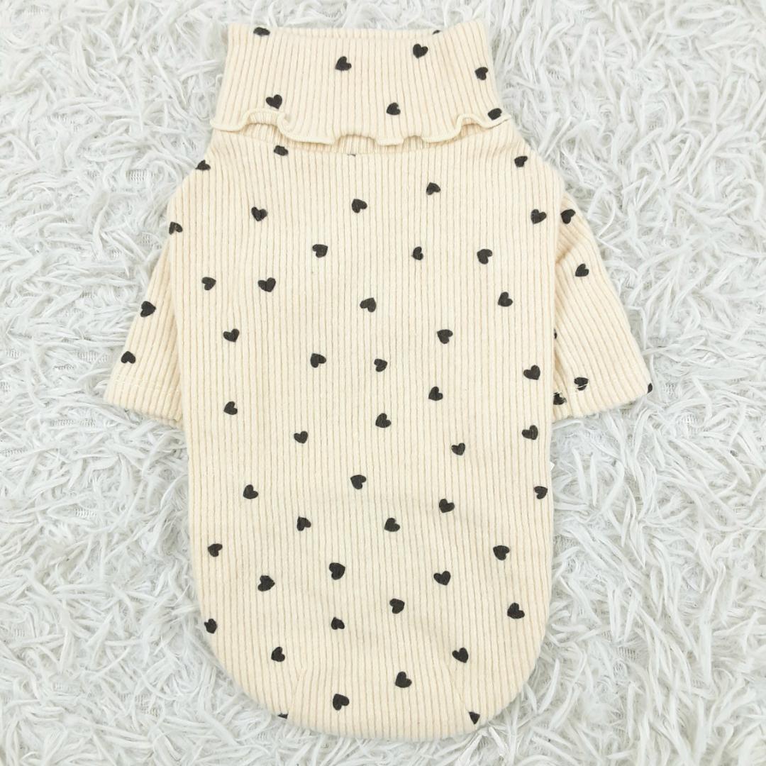 新品未使用タグ付◎monchéri モンシェリ ドッグウェア2枚セット ハート柄