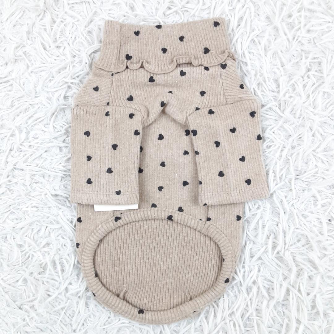 新品未使用タグ付◎monchéri モンシェリ ドッグウェア2枚セット ハート柄