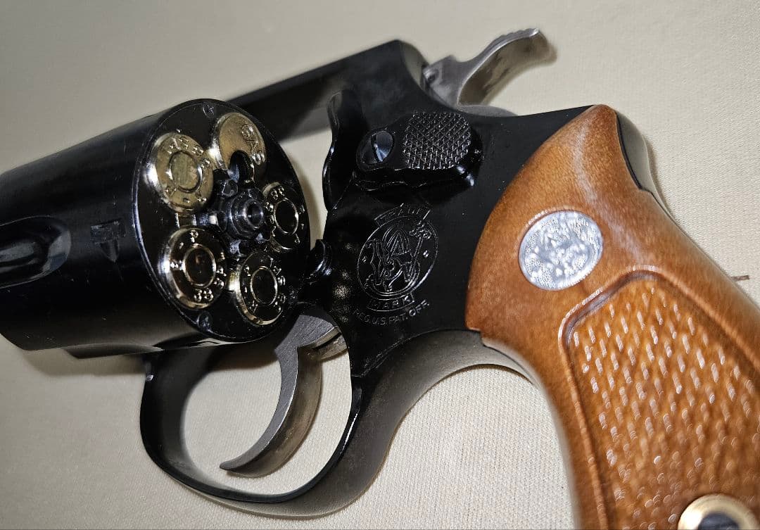 タナカ　S&W Model 36 ガスガン スティールジュピターフィニッシュ仕様