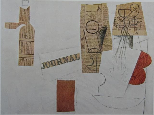 パブロ・ピカソ、Bottle, Glass and Violin