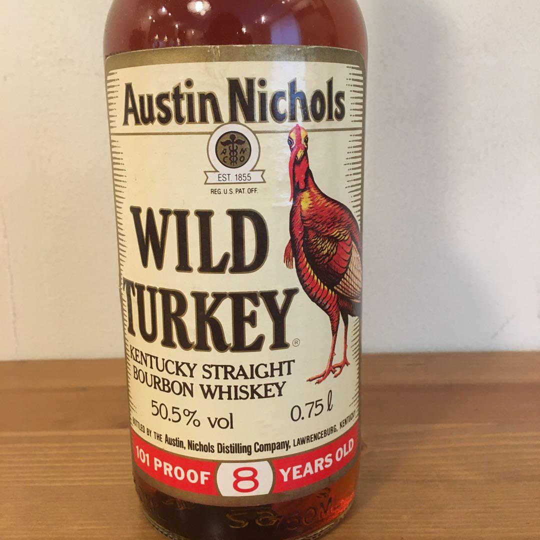古酒 WILD TURKEY 8 Years Old 0.75L 金キャップ