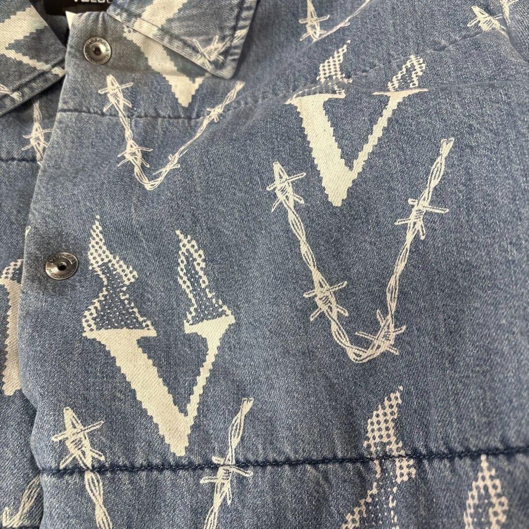 最終値下VOLCOMFergadelic Jacket 総柄デニム中綿ジャケット