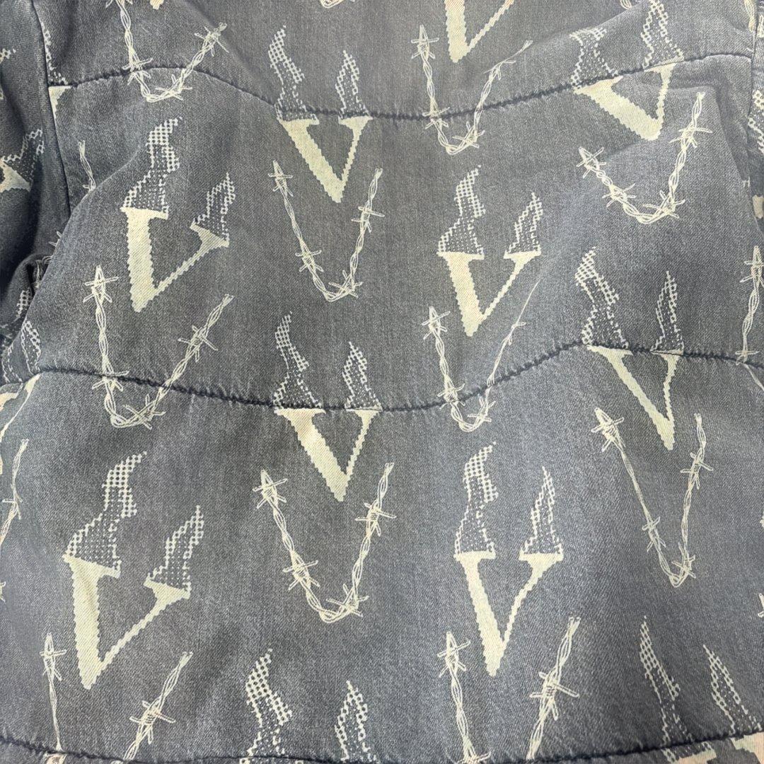 最終値下VOLCOMFergadelic Jacket 総柄デニム中綿ジャケット