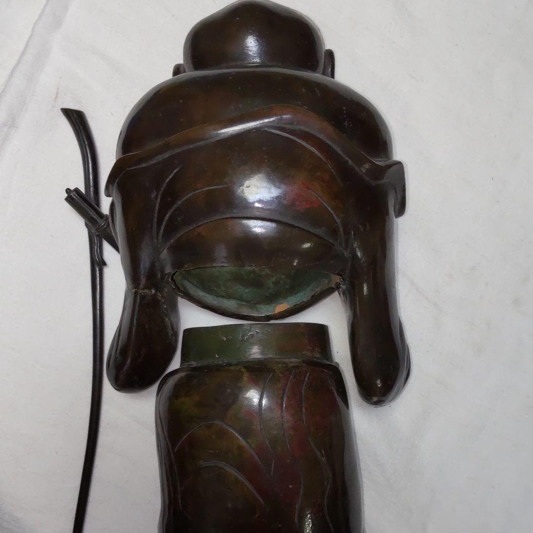 古銅大笑い布袋香炉/江戸時代