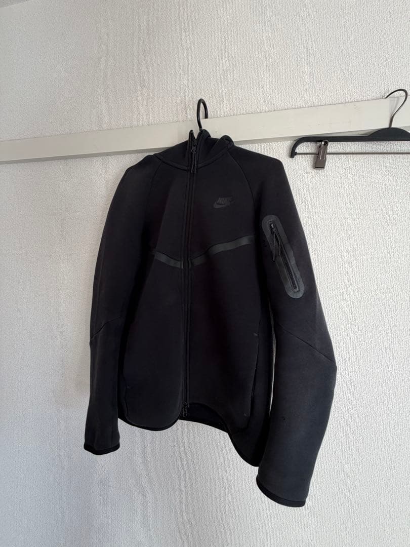 ナイキテックフリース　セットアップ　上下　ブラック　Sサイズ 赤タグ