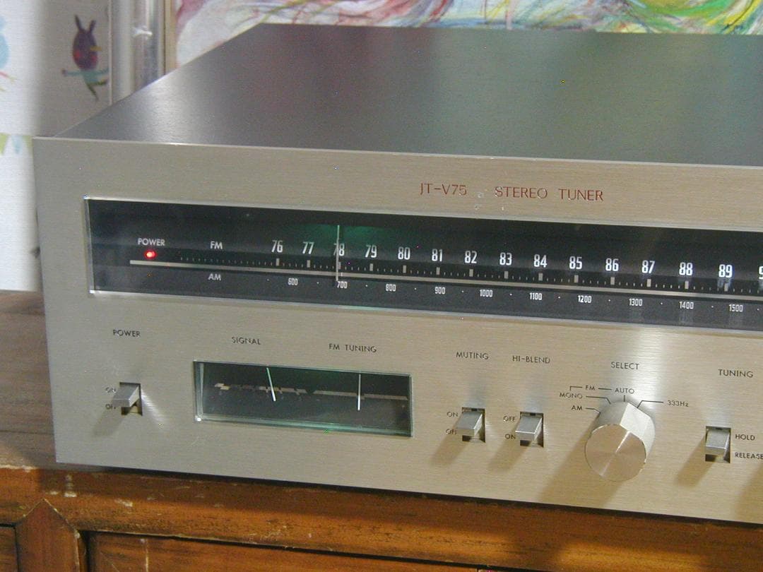 ★ビクター　VICTOR JT-V75 FM/AMチューナー。￥47,800良好