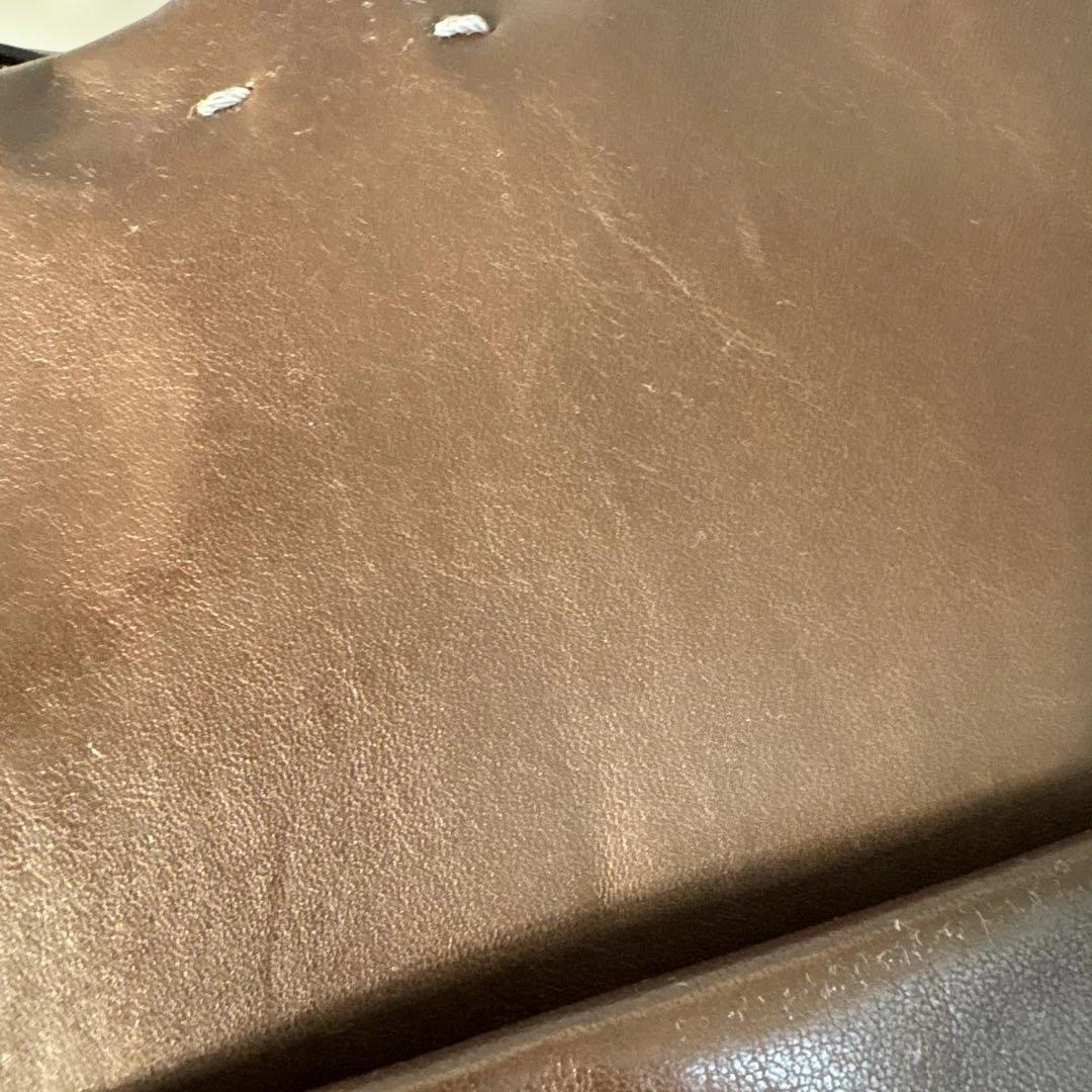 genten レザーボストンバッグ