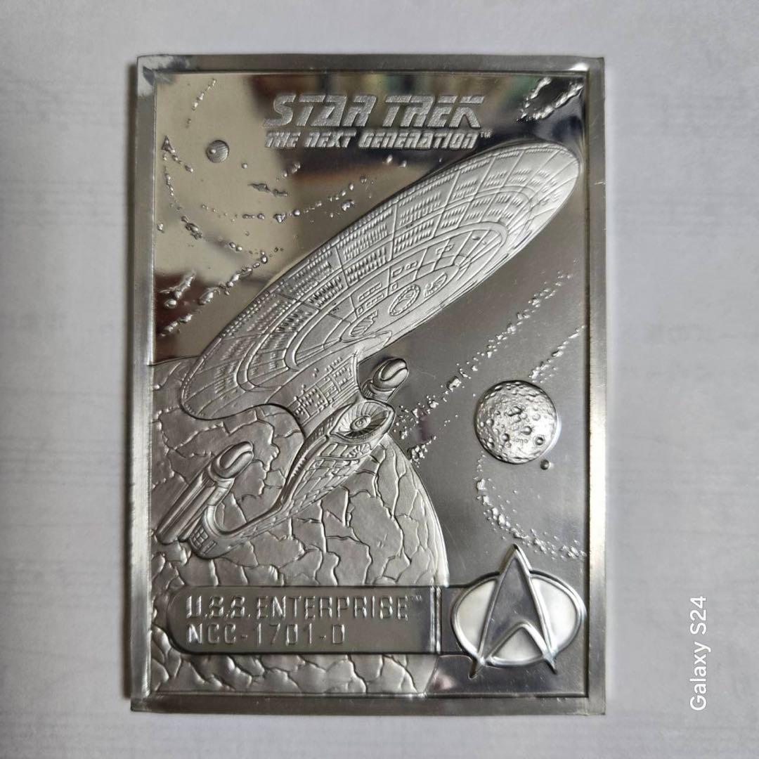 新品スタートレック/フランクリンミントピューターカード/コンプリート4種