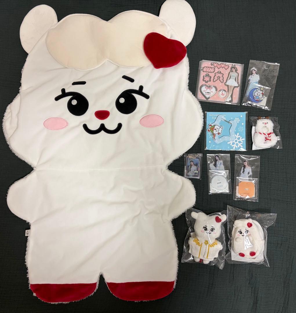 NiziU リマ ラーヌ ブランケット マスコットキーホルダー アクスタ ベルト