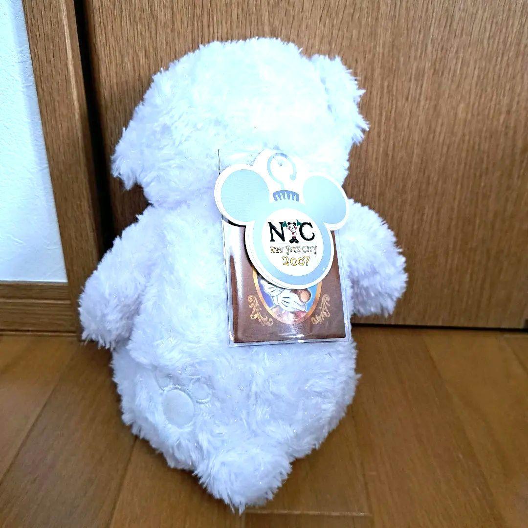 新品 ディズニー WDW 海外 ホワイト ダッフィー 2007 ぬいぐるみ