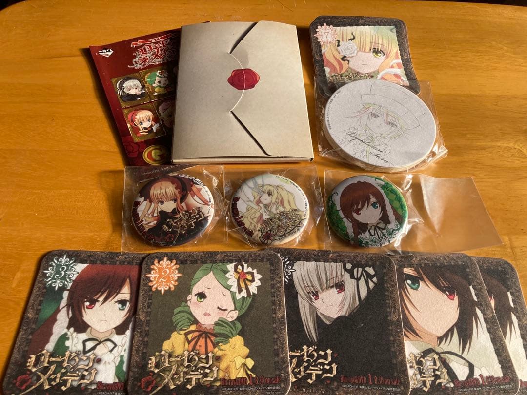 大**様 ローゼンメイデン　コースター/ポストカード/缶バッジ