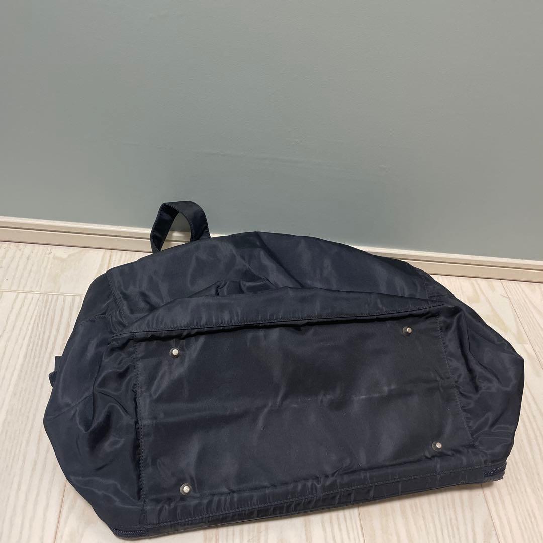 PRADA ボストンバッグ　ネイビー　濃紺