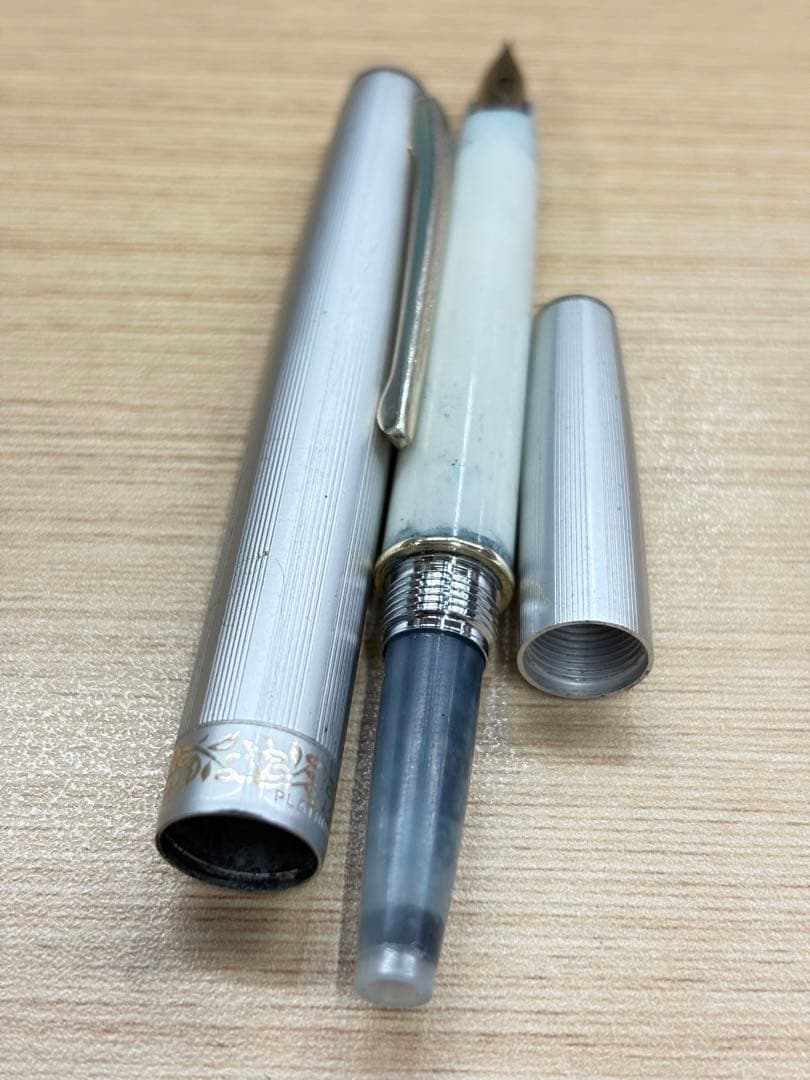 万年筆3本セット　18K 14K ペン先金　セイラー　パイロット　プラチナ