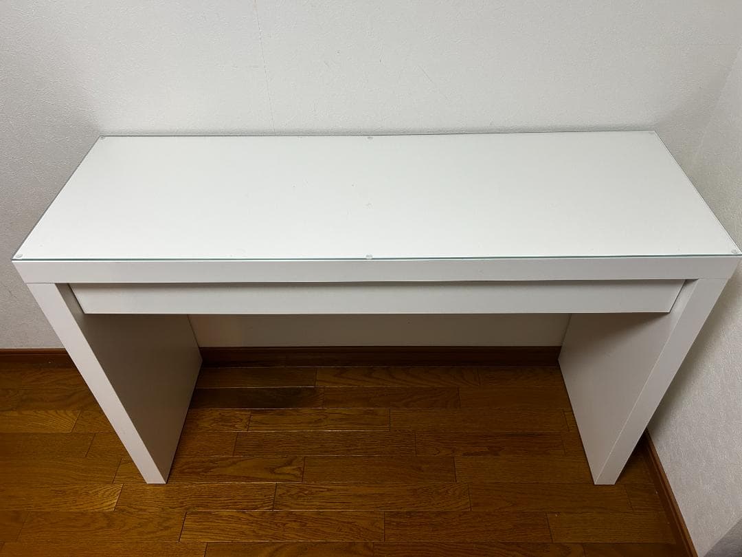IKEA イケア マルム デスク ドレッサー ホワイトテーブル 引き出し付き