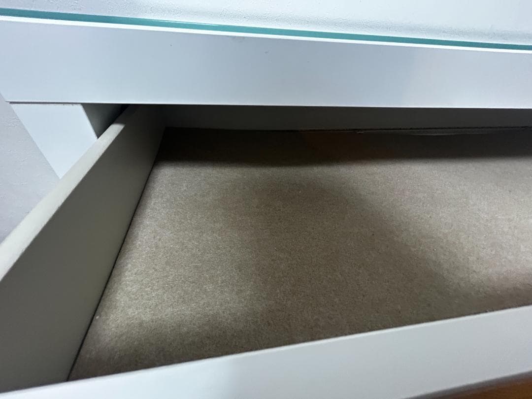 IKEA イケア マルム デスク ドレッサー ホワイトテーブル 引き出し付き