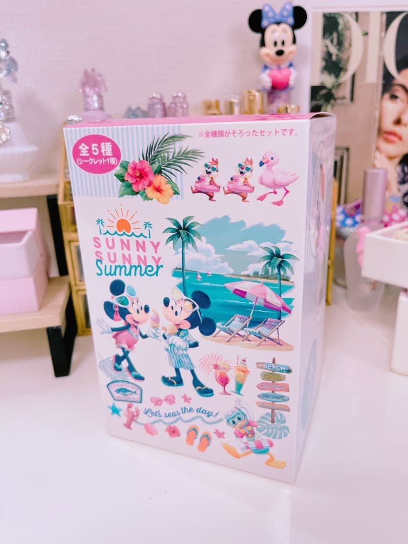 ディズニーランド　サニーサニーサマー　キーチェーン　全種セット　コンプリート