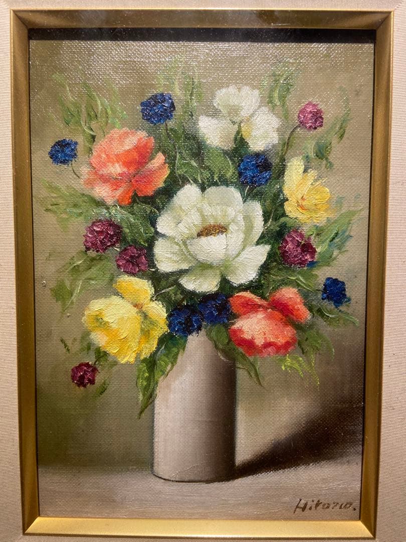 肉質画　【花】サインあり