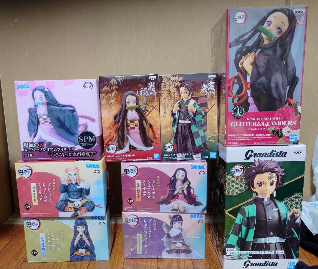 鬼滅の刃 プライズフィギュア等 炭治郎　禰豆子　煉獄　時透　栗花落