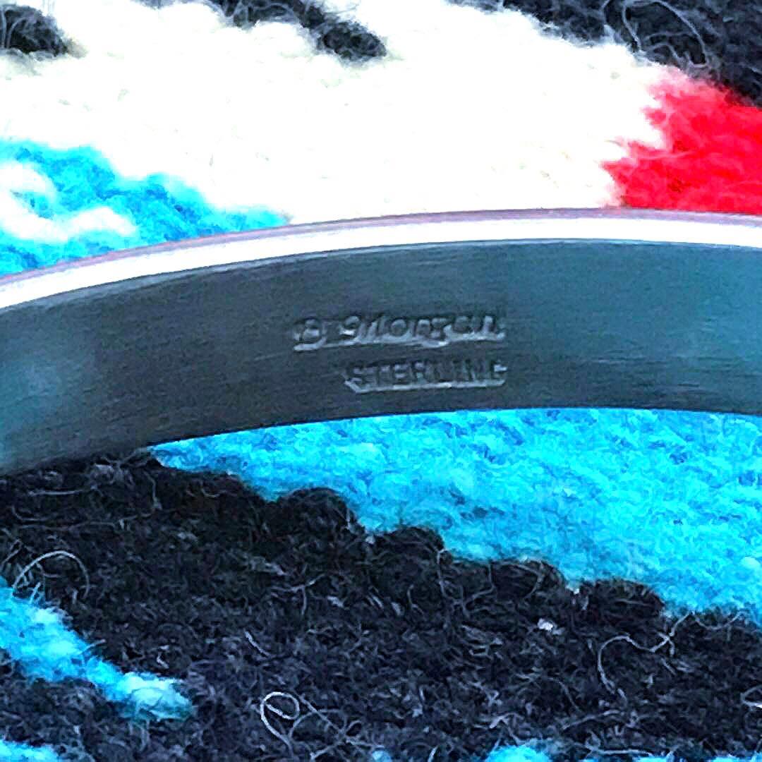 Indian Jewelry ブルースモーガン　　　シルバーバングル　　③