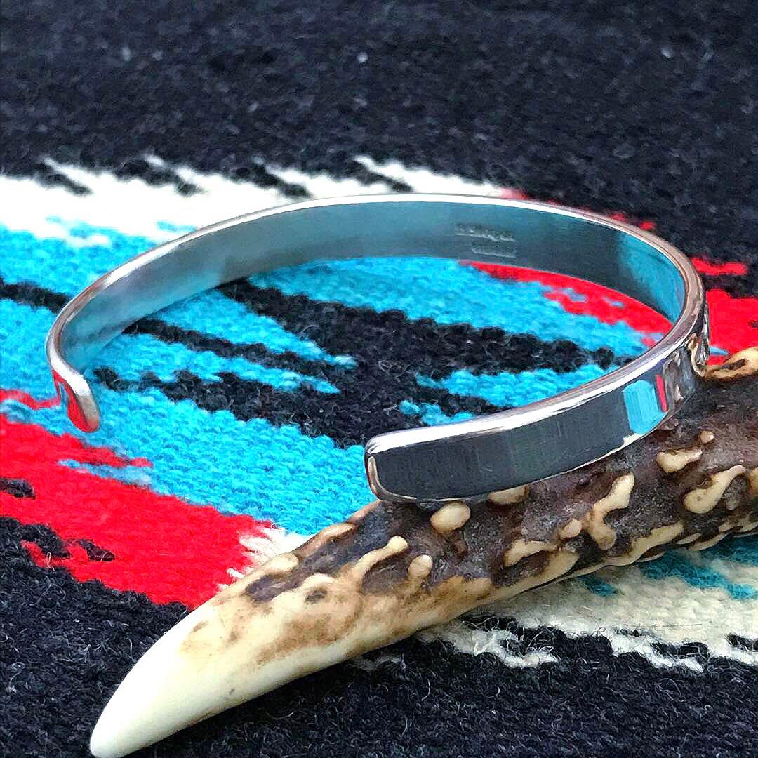 Indian Jewelry ブルースモーガン　　　シルバーバングル　　③