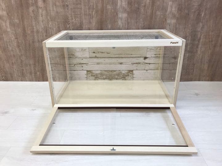 FandK爬虫類木製ケージ ハリネズミ仕様　広葉樹　800×450×450