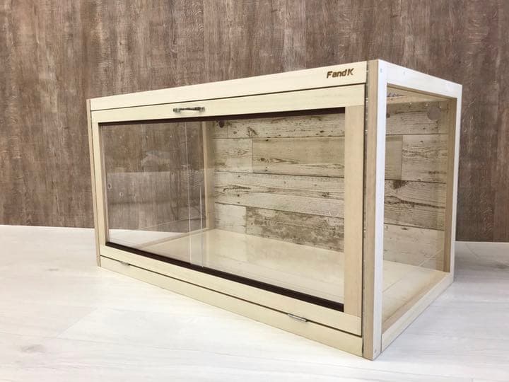 FandK爬虫類木製ケージ ハリネズミ仕様　広葉樹　800×450×450