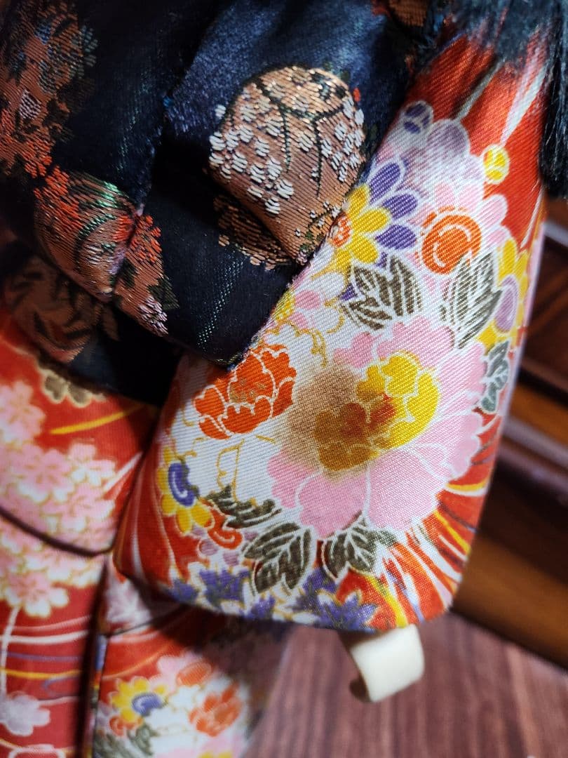 おまとめ★市松人形花柄着物&周りに飾る日本人形10体&コケシ２体。