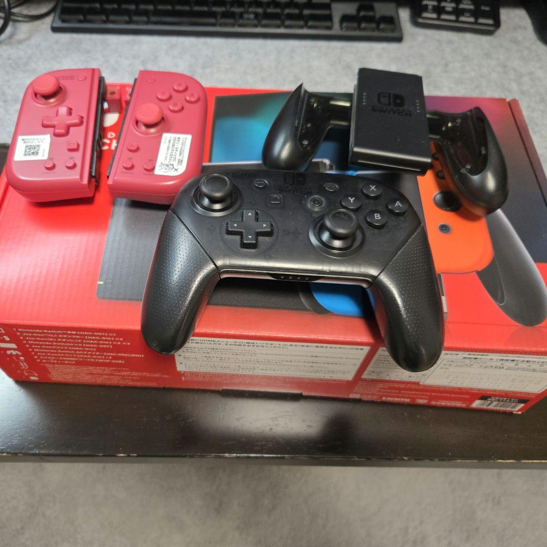 Nintendo Switch 青/赤・プロコン・充電グリップ 他