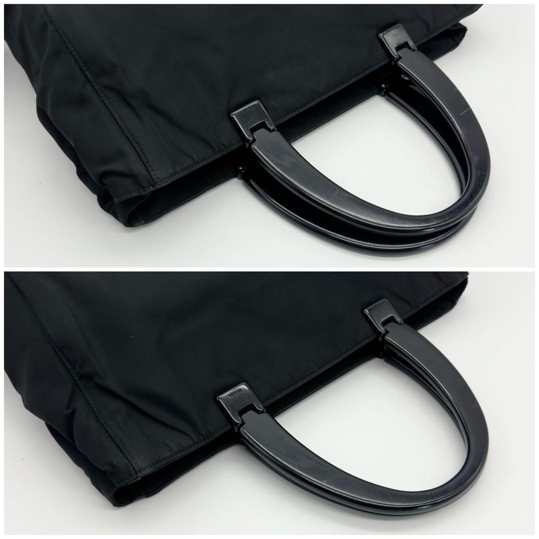 プラダ ナイロン ハンドバッグ ブラック ヴィンテージ アーカイブ