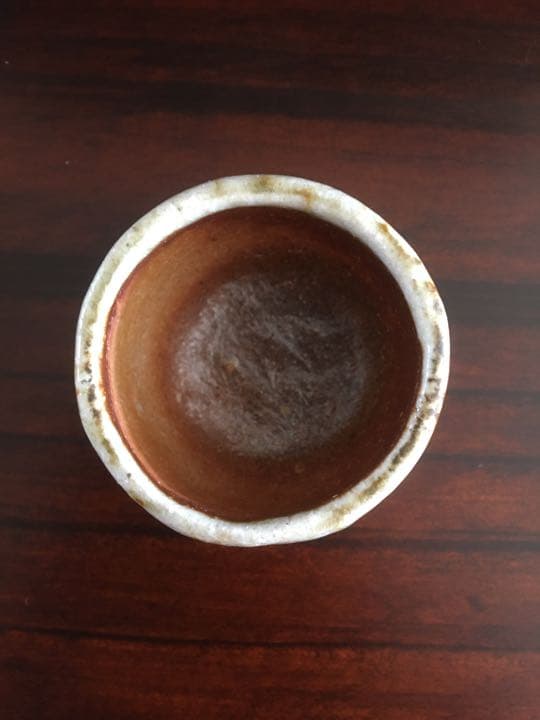 ぐい呑　信楽焼　皆川隆