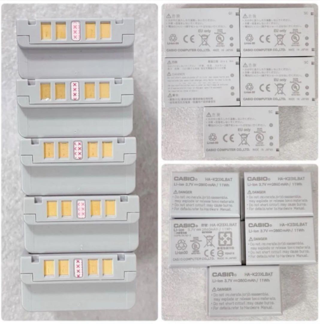 W317 CASIO DT-X8-10J バーコードリーダー 5台 セット