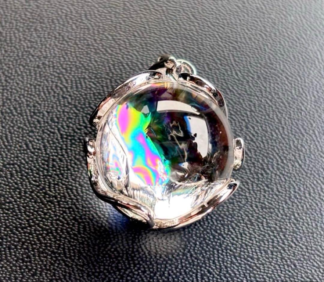 椿　永遠の愛を願う水晶の究極形態　虹のマスターウラルレムリアンスフィアPT